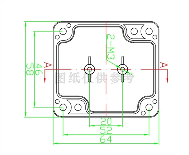 Lock Screw Plastic Housing Small Size